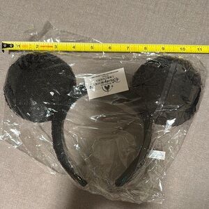 Black Mickey Mouse Ears Headband